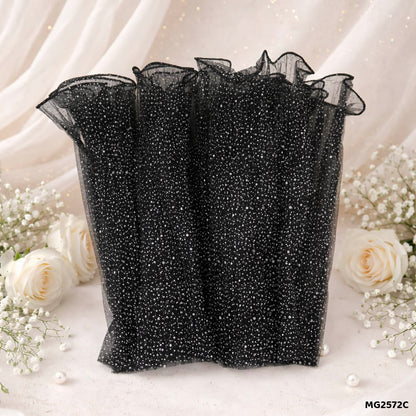 Gift To Love | Snow Wrapping Paper Net Wrinkled | Color : Black | Code : MG2572C