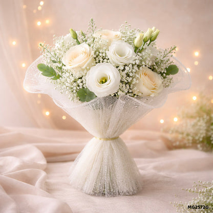 Gift To Love | Snow Wrapping Paper Net Wrinkled | Color : Off White | Code : MG2572G