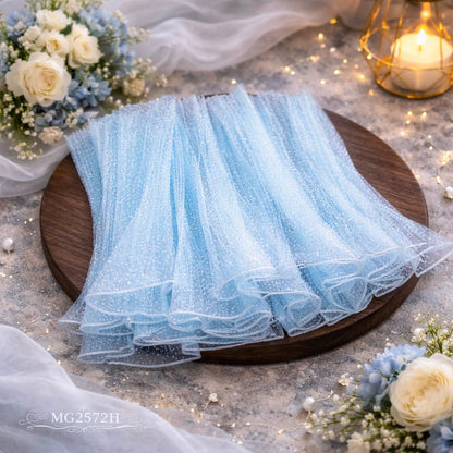 Gift To Love | Snow Wrapping Paper Net Wrinkled | Color : Light Blue | Code : MG2572H
