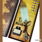 Gift To Love | Feather Ink Pen Box Set | Color : Gold | Code : MG265A4