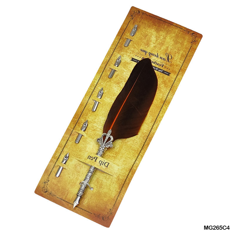 Gift To Love | Feather Ink Pen | Color : Gold | Code : MG265C4