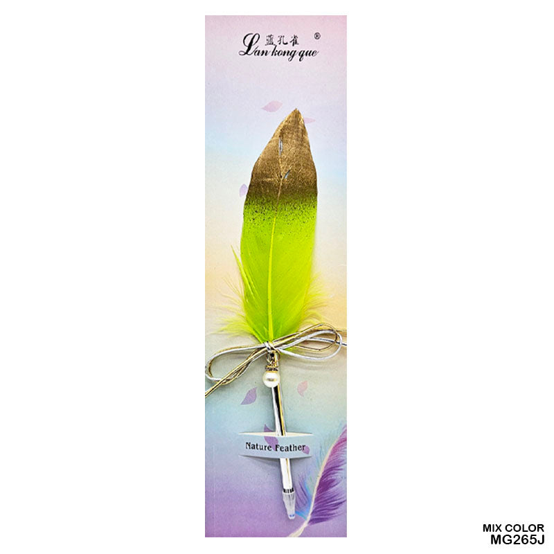 Gift To Love | Nature Feather Ink Pen | Code : MG265J