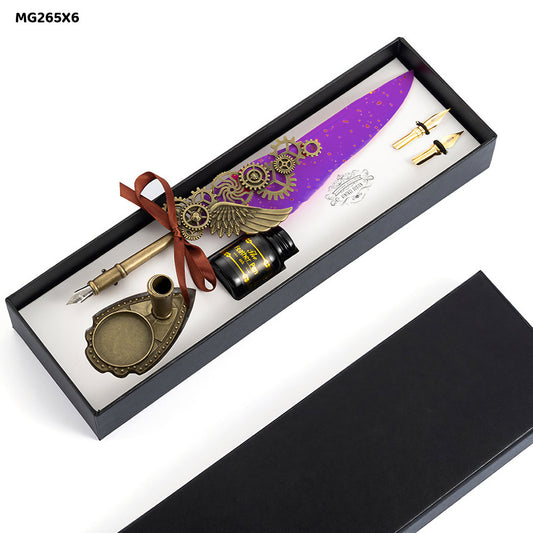 Gift To Love | Feather Ink Pen Box Set | Code : MG265X6