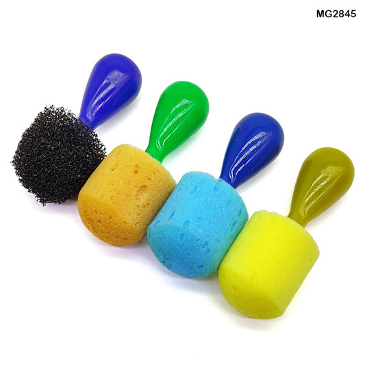Gift To Love | Sponge Art Stamp Set Plastic Handle | Pcs : 4 Pcs | Code : MG2845