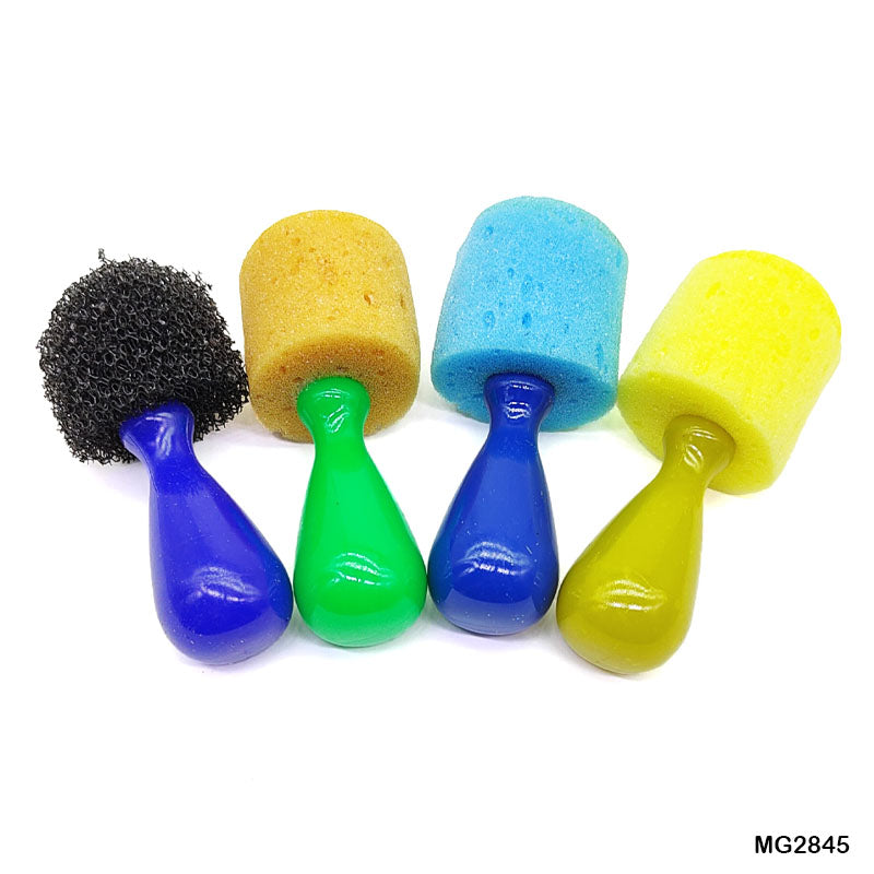 Gift To Love | Sponge Art Stamp Set Plastic Handle | Pcs : 4 Pcs | Code : MG2845