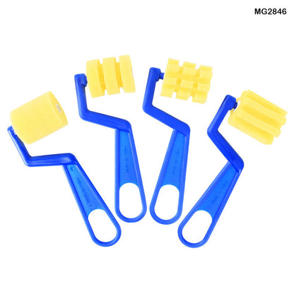 Gift To Love | Sponge Plastic Handle | Color : Blue | Pcs : 4 Pc | Code : MG2846