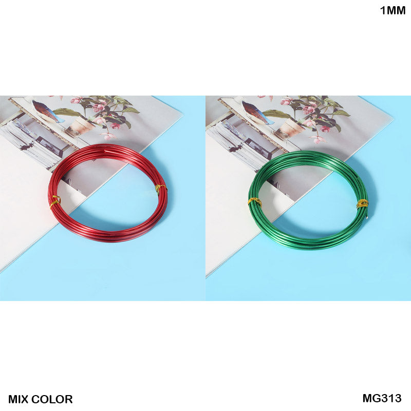 Gift To Love | Metal Wire | Color : Coloured | Size : 5 Mtr 1 Mm | Code : MG313