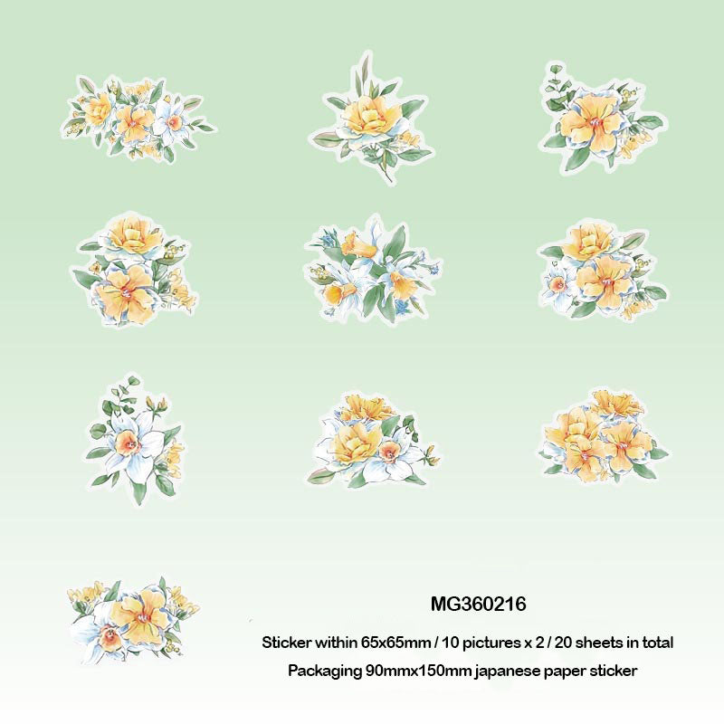 Summer Solstice Mg360216 Paper Sticker 20Pc-Gift To Love-Art & Craft