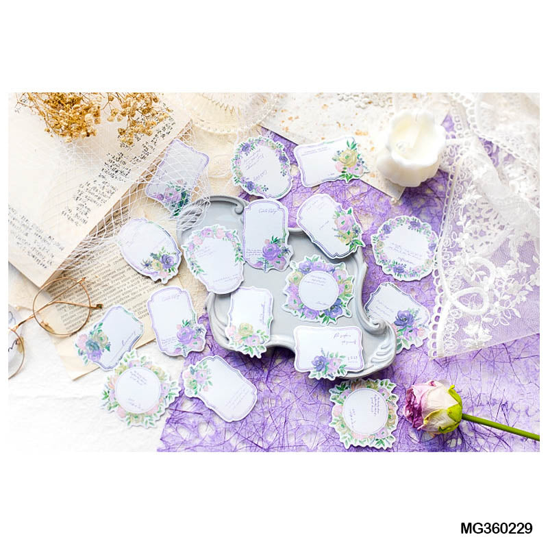 Mg360229 Blooming Dreamer Paper Cutout Sticker 30P-Gift To Love-Art & Craft