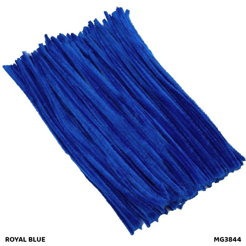 Gift To Love | Craft Pipe Cleaner | Color : Dark Blue | Size : 7 Mm X 30 Cm | Pcs : 100 Pcs | Code : MG3844_OLD