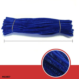 Gift To Love | Craft Pipe Cleaner Chenille Stem | Color : Blue | Size : 7 Mm X 30 Cm | Pcs : 100 Pcs | Code : MG3857_OLD