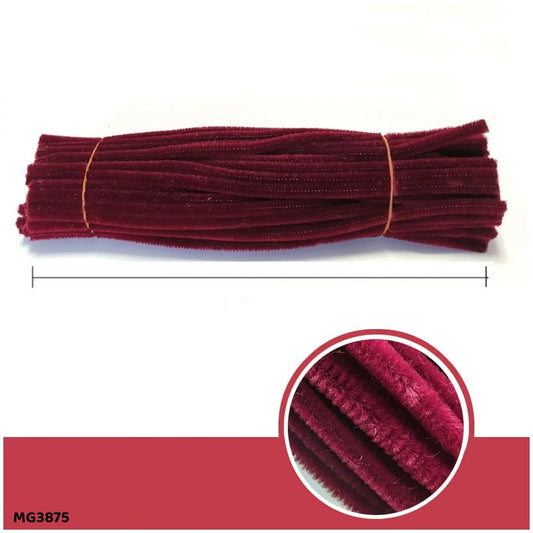 Gift To Love | Craft Pipe Cleaner Chenille Stem | Color : Brown | Size : 7 Mm X 30 Cm | Pcs : 100 Pcs | Code : MG3875_OLD