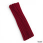 Gift To Love | Craft Pipe Cleaner | Color : Dark Maroon | Size : 7 Mm X 30 Cm | Pcs : 100 Pcs | Code : MG3879