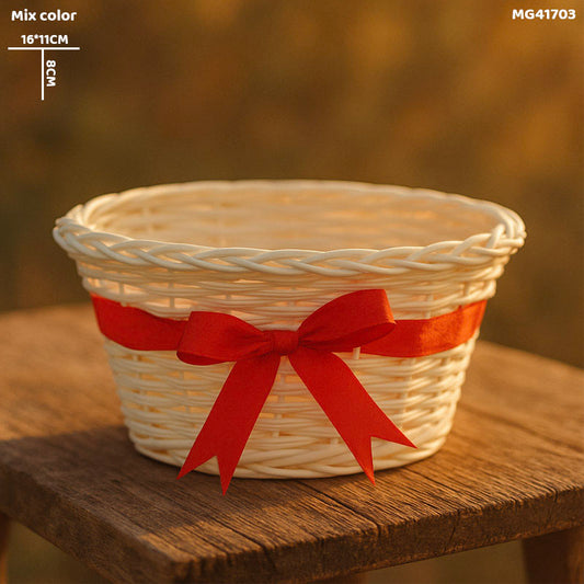 Gift To Love | Wicker Decoration Basket | Size : Oval | Code : MG41703