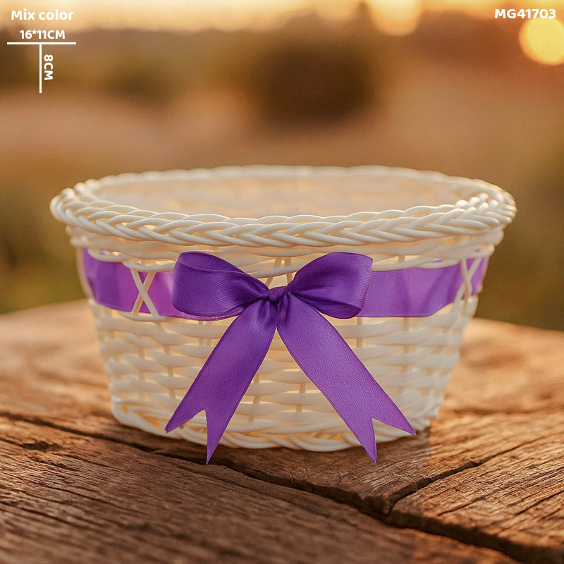 Gift To Love | Wicker Decoration Basket | Size : Oval | Code : MG41703