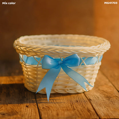 Gift To Love | Wicker Decoration Basket | Size : Oval | Code : MG41703