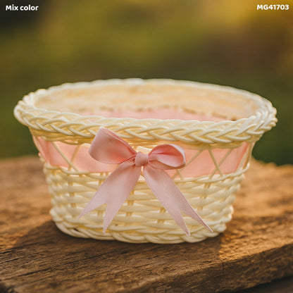Gift To Love | Wicker Decoration Basket | Size : Oval | Code : MG41703