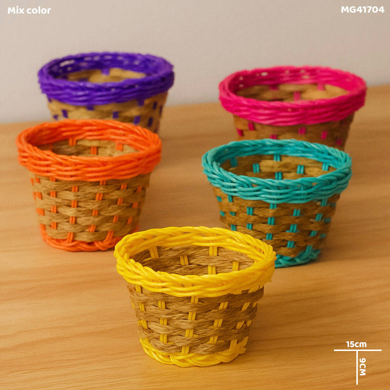 Gift To Love | Wicker Decoration Basket | Size : Round | Code : MG41704