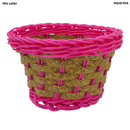 Gift To Love | Wicker Decoration Basket | Size : Round | Code : MG41704