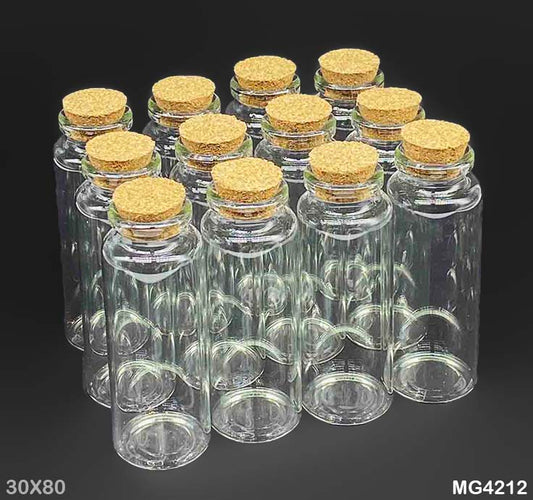 Gift To Love | Message Bottle 12PCS 30X80MM | Code : MG42012