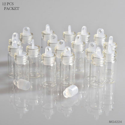 Gift To Love | Message Bottle Mini | Size : 11 Mm X 22 Mm | Pcs : 12 Pc | Code : MG42024