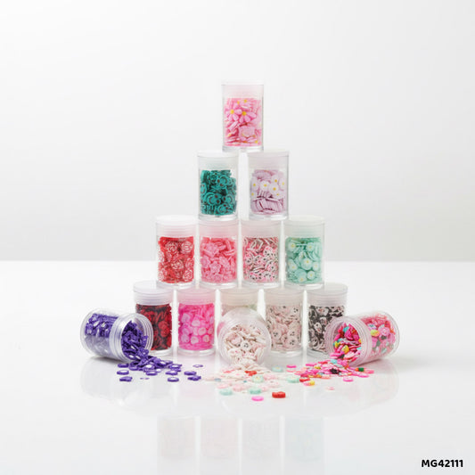 Gift To Love | Shakers Diy Beads | Color : Multi | Pcs : 12 Pc | Code : MG42111