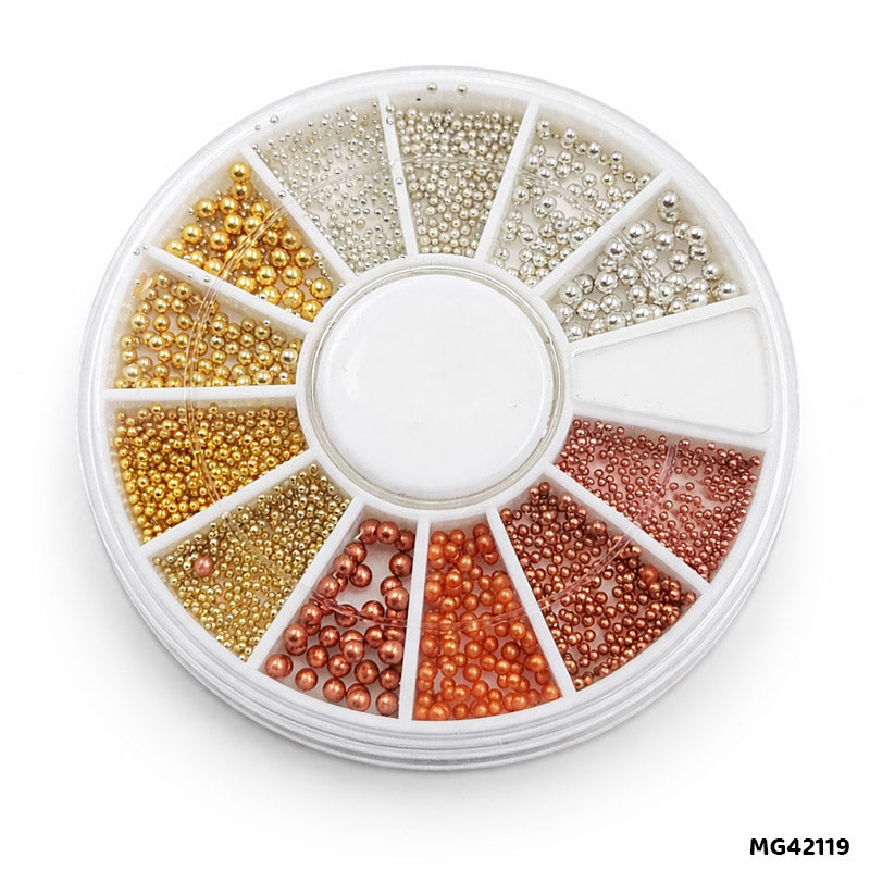 Gift To Love | Nail Art Small Beads | Pcs : 12 Compartment | Code : MG42119