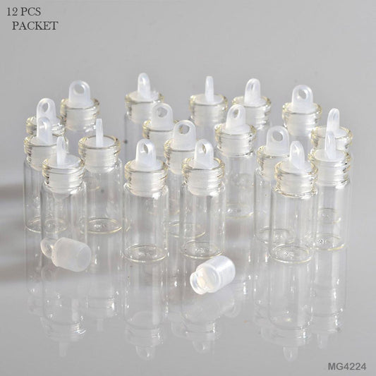 Gift To Love | Message Bottle Mini | Size : 11 Mm X 22 Mm | Pcs : 12 Pcs | Code : MG4224