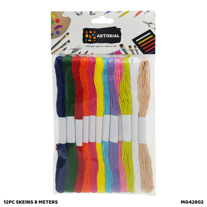 Gift To Love | Thread Skeins | Size : 8 Meters | Pcs : 12 Pc | Code : MG42602