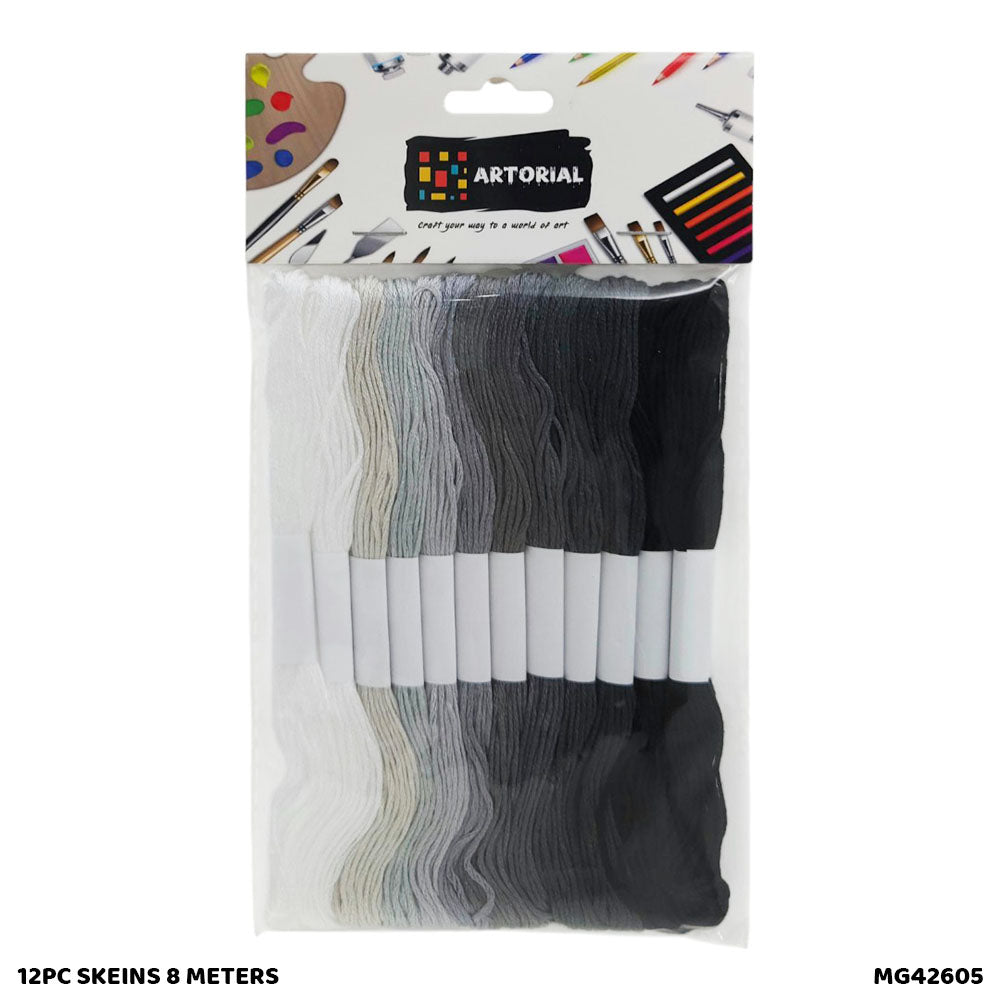 Gift To Love | Thread Skeins | Size : 8 Meters | Pcs : 12 Pc | Code : MG42605