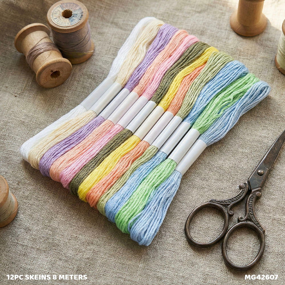 Gift To Love | Thread Skeins | Size : 8 Meters | Pcs : 12 Pc | Code : MG42607