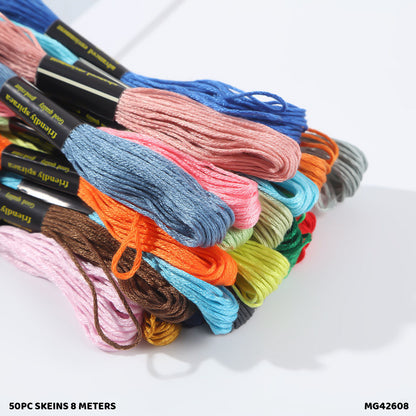 Gift To Love | Thread Skeins | Size : 8 Meters | Pcs : 100 Pc | Code : MG42608