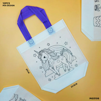 Gift To Love | Diy Bag Premarked | Size : 37 X 22.5 Cm | Pcs : 12 Pcs | Code : MG5106
