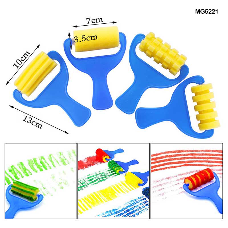 4Pc Sponge Roller Set (Mg5221)
