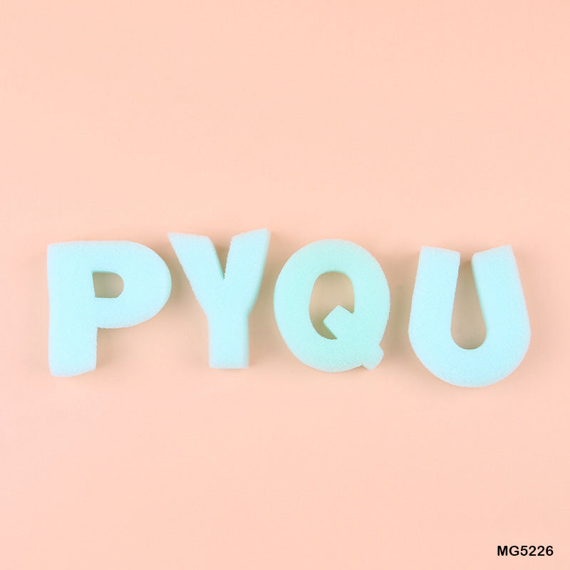 Gift To Love | Alphabet Letter Sponge | Color : Multi-Color | Code : MG5226
