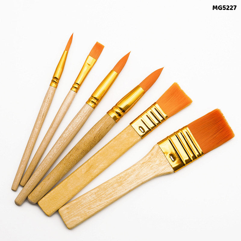 6Pc Art Brush Set Mg5227