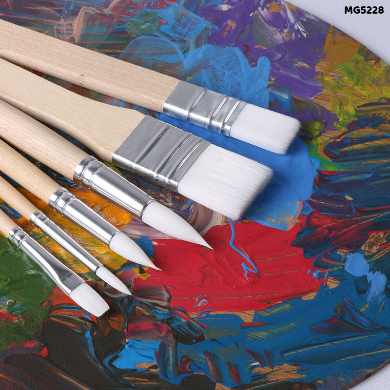 6Pc Art Brush Set Mg5228
