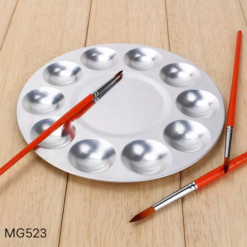 Gift To Love | Water Color Palette Aluminum | Size : Round 17 Cm | Code : MG523