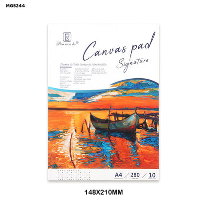 Gift To Love | Canvas Pad | Size : A5 (148 X 210 Mm) | Pcs : 10 Sheets | Code : MG5244