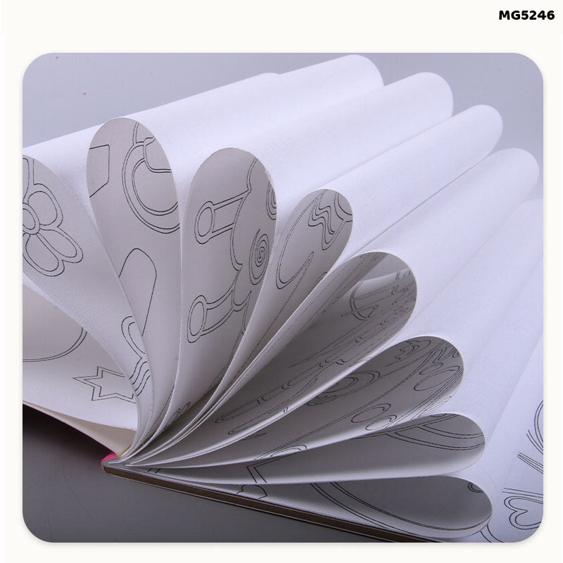 Gift To Love | Printed Canvas Pad | Size : 24 X 30 Cm | Pcs : 10 Sheets | Code : MG5246