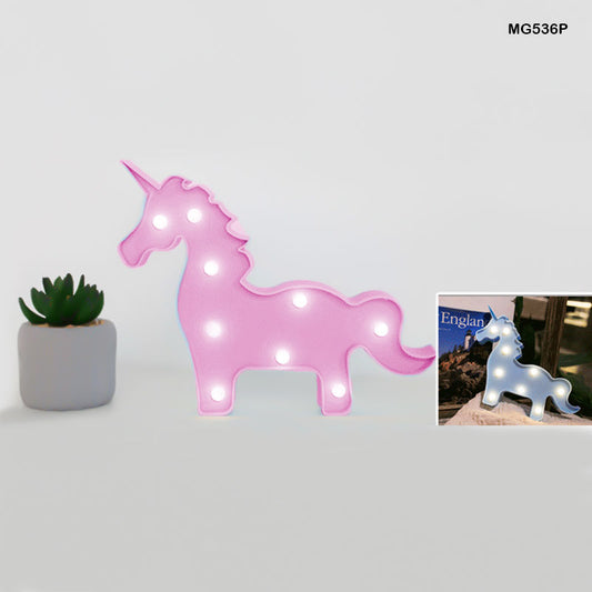Gift To Love | Unicorn Shape Led Box | Color : Pink | Code : MG536P