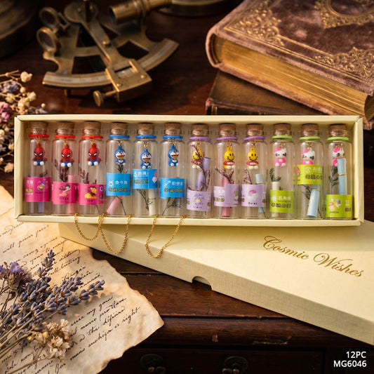 Gift To Love | Glass Message Bottle 12PCS | Code : MG6046
