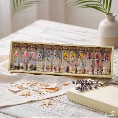 गिफ्ट टू लव | ग्लास मैसेज बॉटल 12 पीस | कोड: MG6047