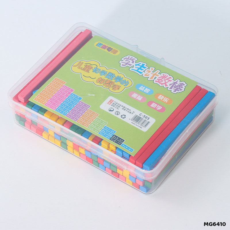 Mg6410 Craft Wood Square Stick Multi 100Pc 78X4Mm