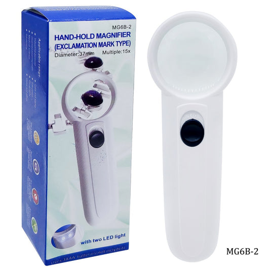 Gift To Love | Magnifier Glass Hand Hold | Size : 15X 37 Mm | Code : MG6B-2