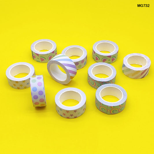 Gift To Love | Printed Tape | Size : 3 M X 1.5 | Pcs : 10 Pc Pack | Code : MG732