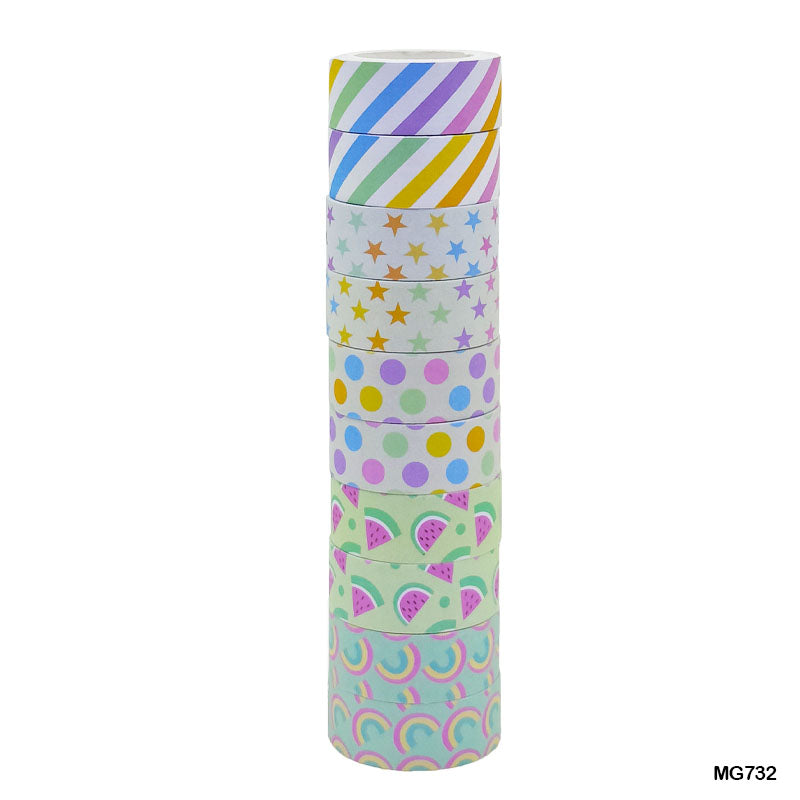 Gift To Love | Printed Tape | Size : 3 M X 1.5 | Pcs : 10 Pc Pack | Code : MG732