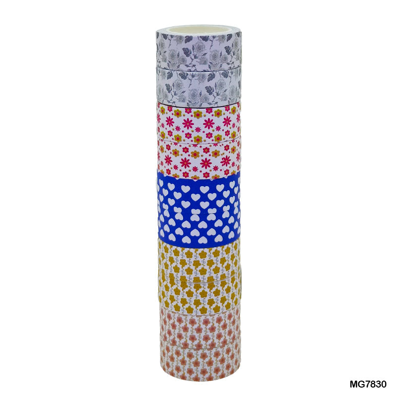 Gift To Love | Printed Tape | Size : 3 M X 1.5 | Pcs : 10 Pc Pack | Code : MG7830
