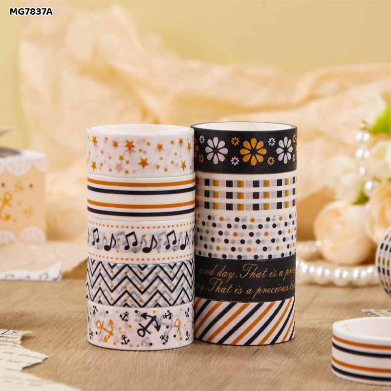Mg7837A 15Mm X 2M Printed Tape 10Pc Pack