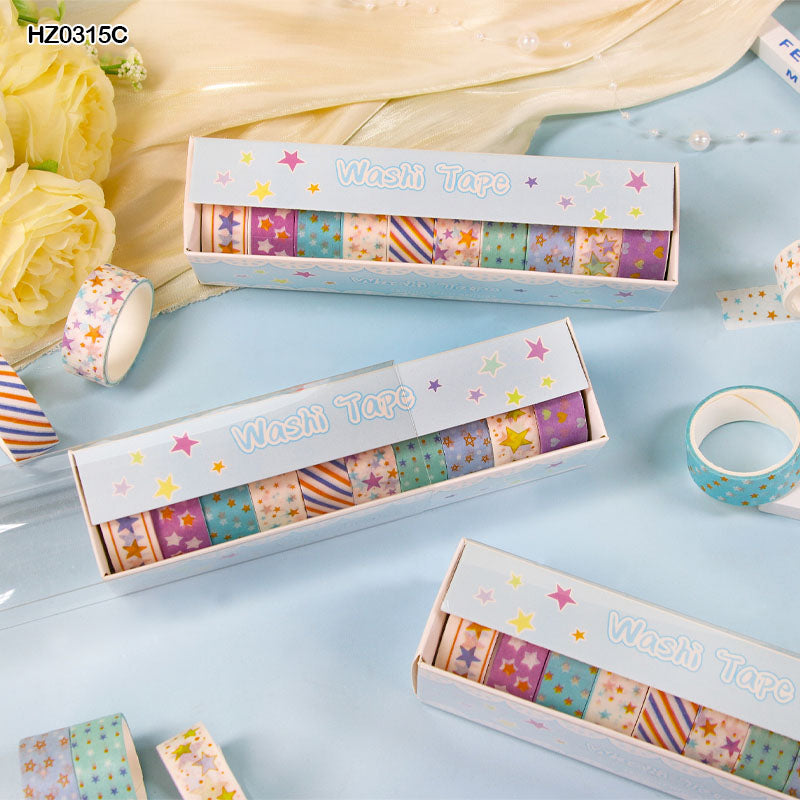 Mg7837C 15Mm X 2M Printed Tape 10Pc Pack